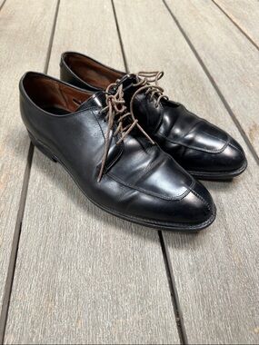 Allen Edmonds Delray Dress Shoe Black Leather Lace-Up Oxfords 9.5